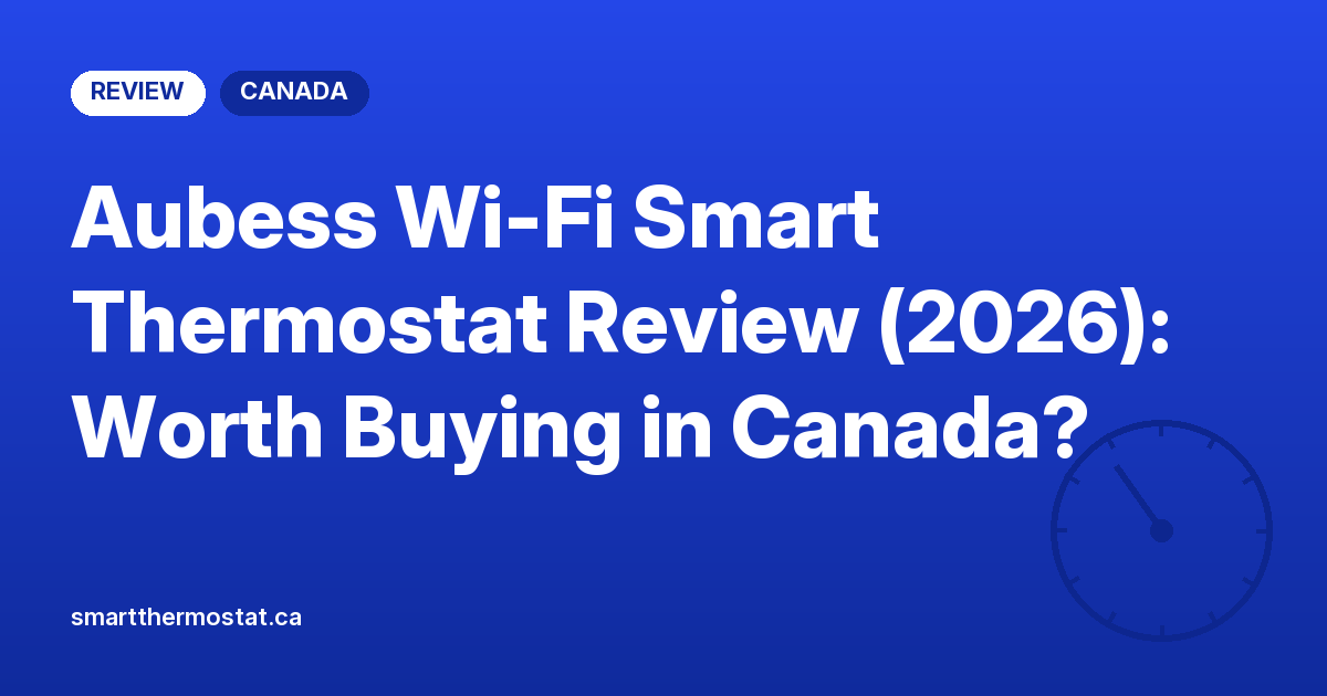 Aubess Wi-Fi Smart Thermostat Review (2026): Worth Buying in Canada?