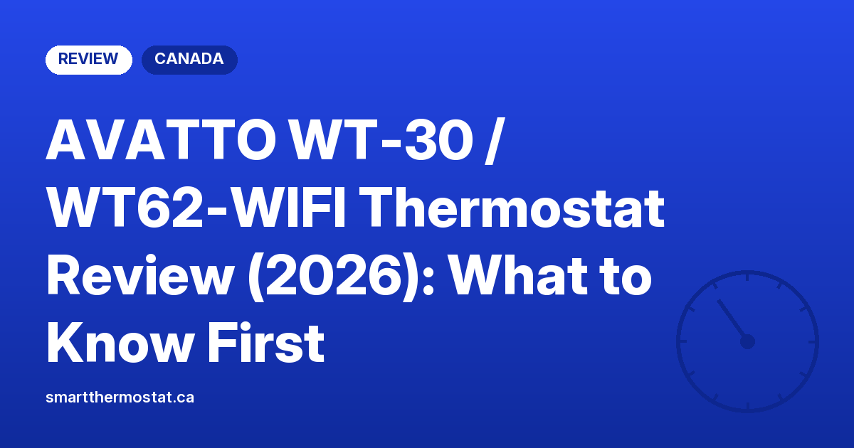 AVATTO WT-30 / WT62-WIFI Thermostat Review (2026): What to Know First