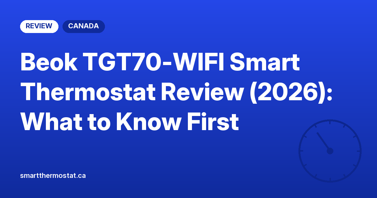 Beok TGT70-WIFI Smart Thermostat Review (2026): What to Know First