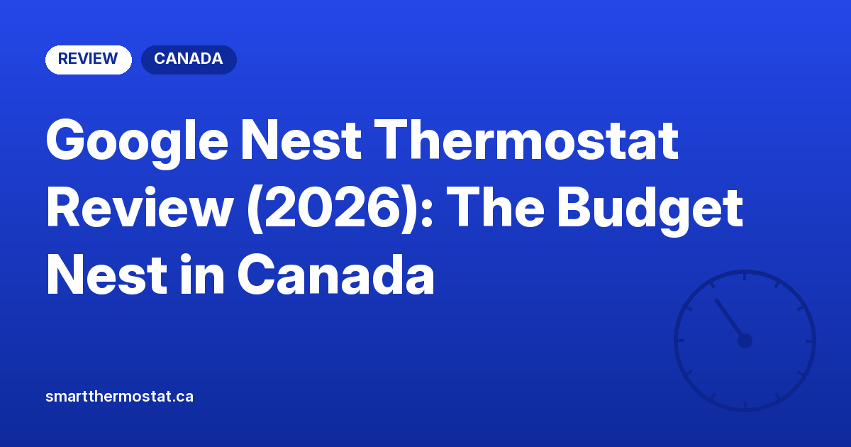Google Nest Thermostat Review (2026): The Budget Nest in Canada