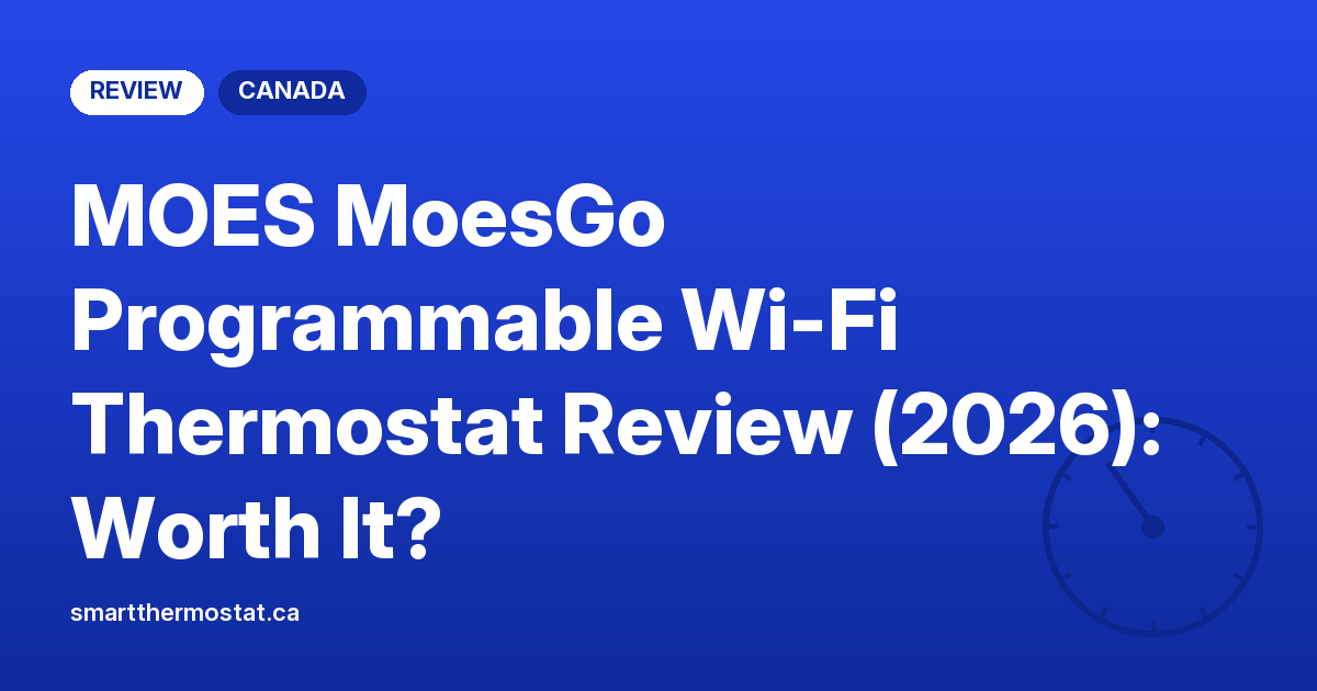 MOES MoesGo Programmable Wi-Fi Thermostat Review (2026): Worth It?