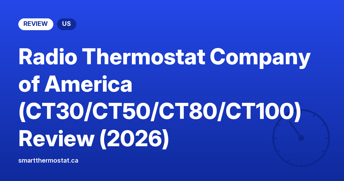 Radio Thermostat Company of America (CT30/CT50/CT80/CT100) Review (2026)