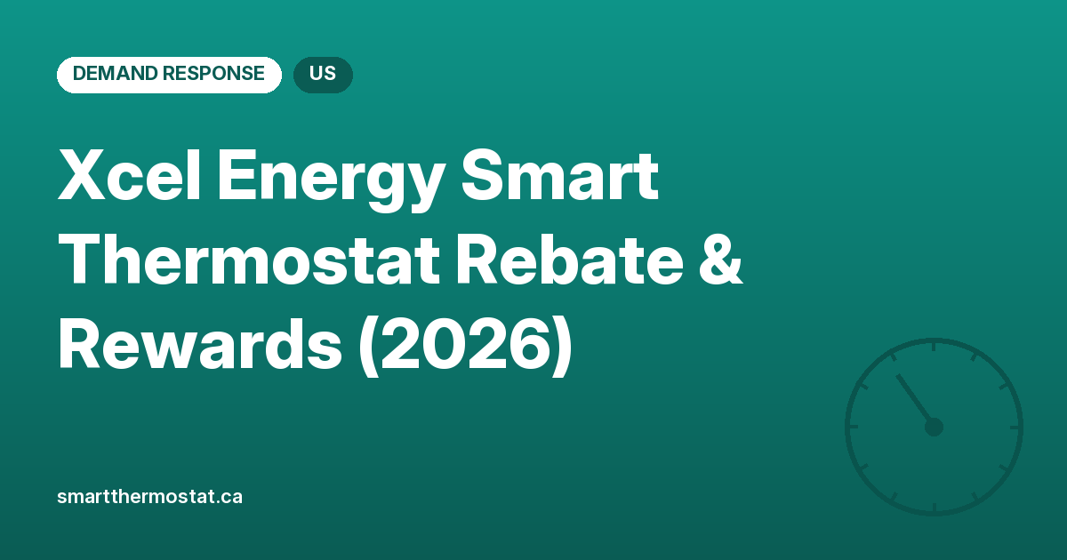 Xcel Energy Smart Thermostat Rebate & Rewards (2026)